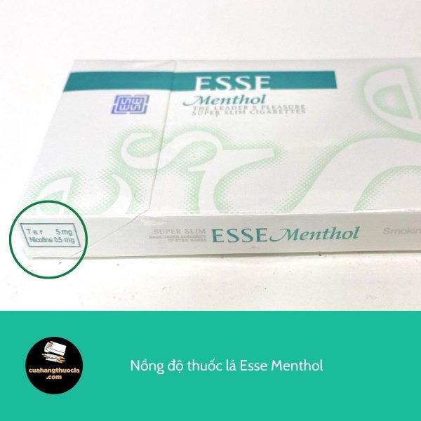 Nồng độ thuốc lá ESSE Menthol